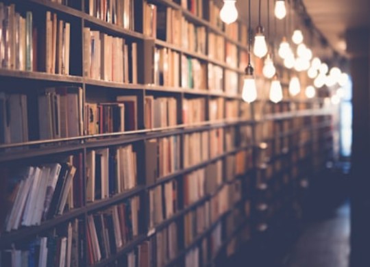 Stack of books and study materials